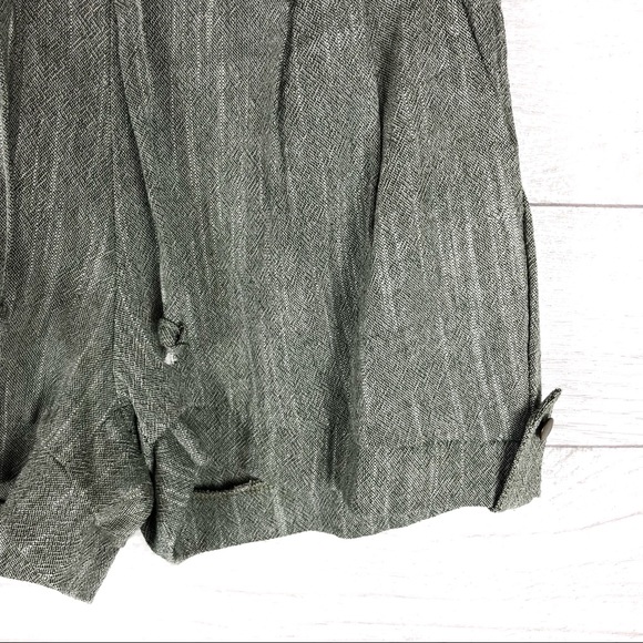 WANDERLUX NWT Dusty Green 100% Cotton Shorts S & M - Picture 4 of 6